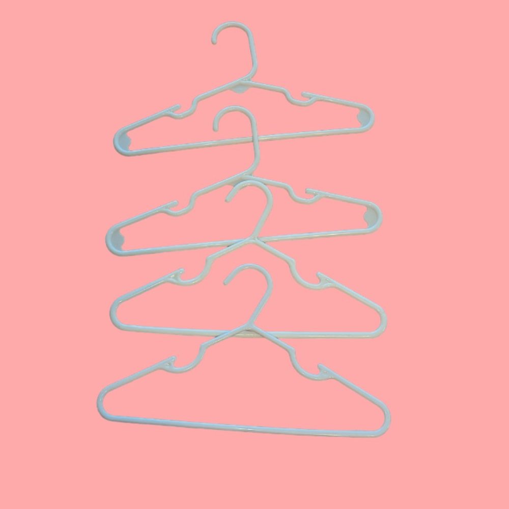 Childrens plastic hangers - 50 pieces